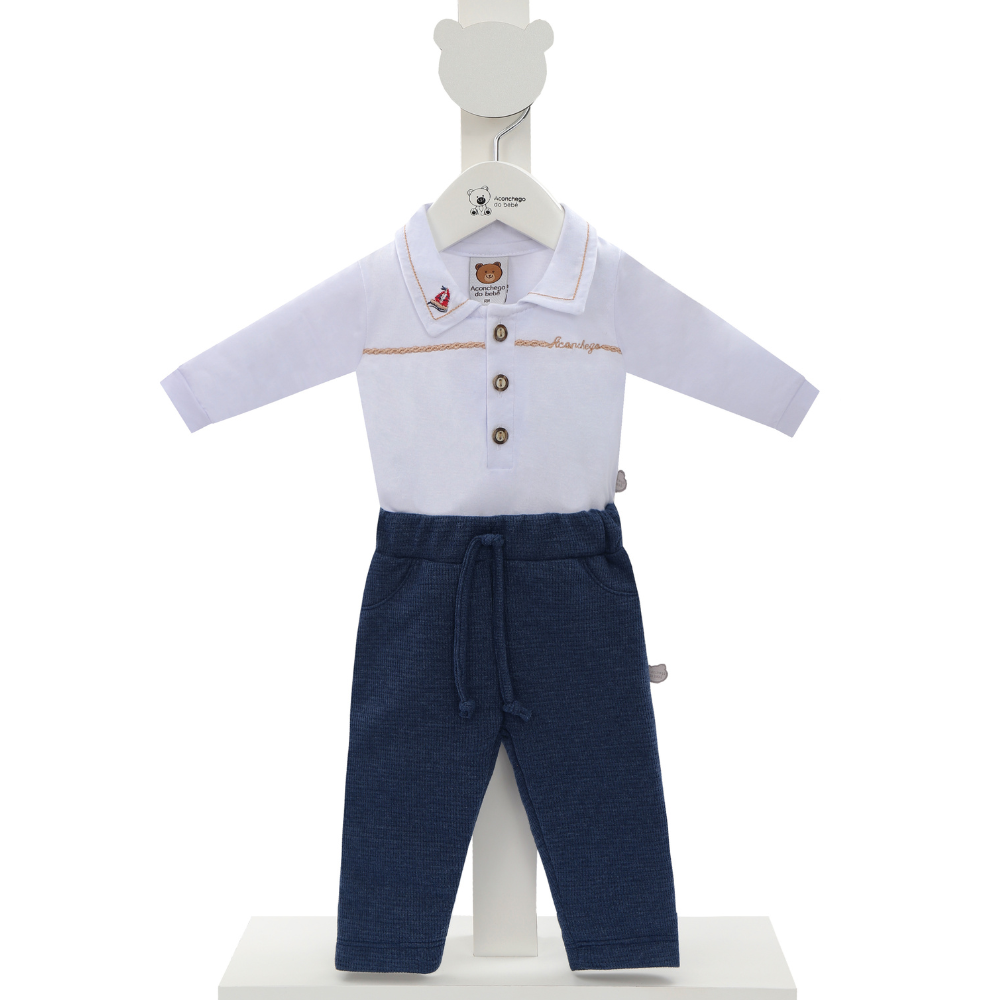 BODY C / CALCA ACONCHEGO VERAO MARINHO