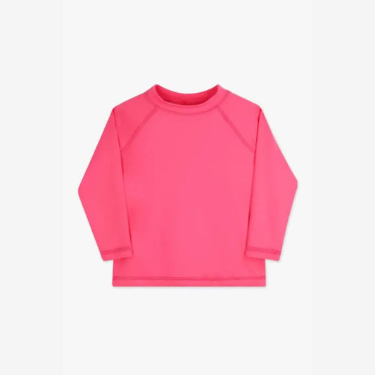 CAMISETA COM PROTECAO SOLAR UV 50+ ROSA GLITTER DEDEKA (4 ao 8)