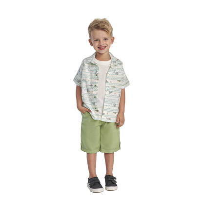 CONJUNTO CURTO ACONCHEGO BARQUINHO VERDE