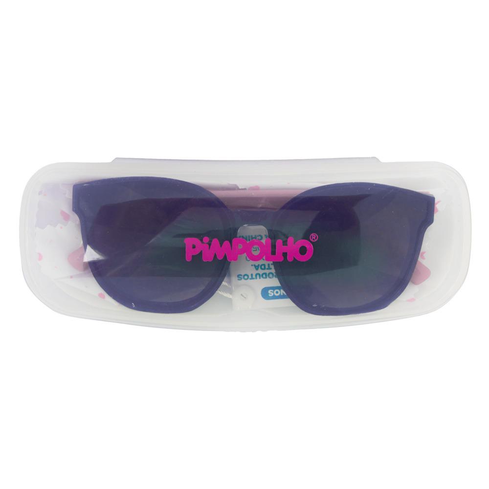 OCULOS DE SOL INFANTIL FLEXIVEL TAM UNICO UNISSEX PIMPOLHO ROXO/ROSA