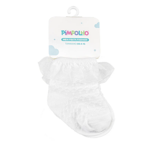 MEIA FESTA FASHION 00-15 FEM PIMPOLHO BRANCO