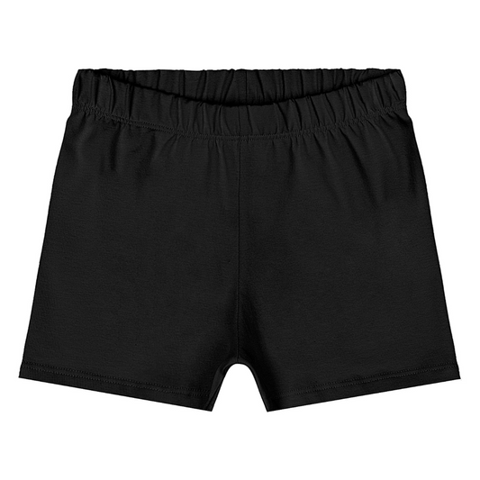 SHORT EM COTTON ROSA/PRETO/NATURAL