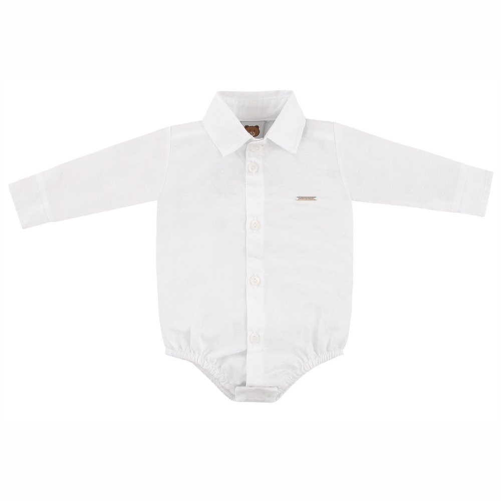 CAMISA ACONCHEGO SOCIAL AZUL/BRANCO