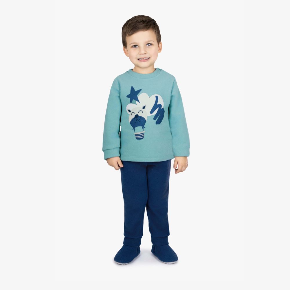 PIJAMA MICROSOFT BALÃO VERDE (1 ao 3)