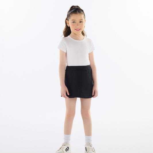 SHORT-SAIA EM MOLETOM SEM FELPA AZUL/VIOLETA/PRETO