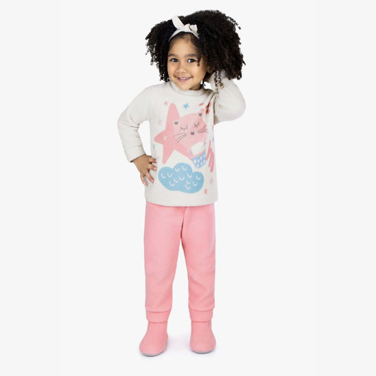 PIJAMA MICROSOFT BEGE LUA/MARFIM