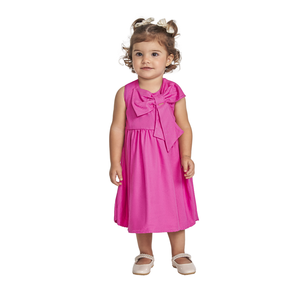 VESTIDO ACONCHEGO BRILHOS PINK