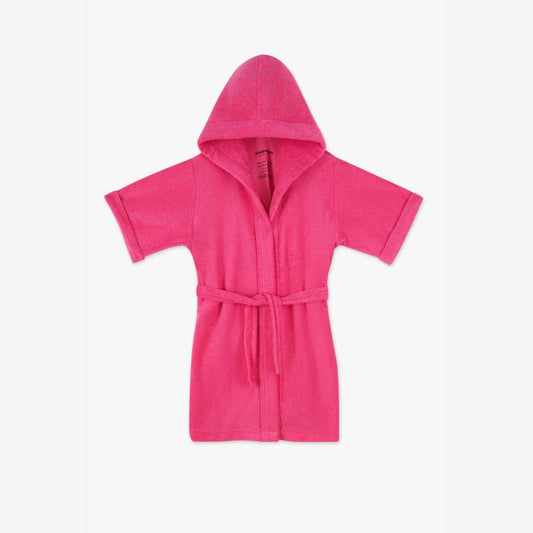 ROUPAO ATOALHADO ROSA PINK DEDEKA (4 ao 8)