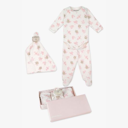 KIT SUEDINE EGÍPCIO (1 CONJUNTO DE BODY E 1 NANINHA) URSO