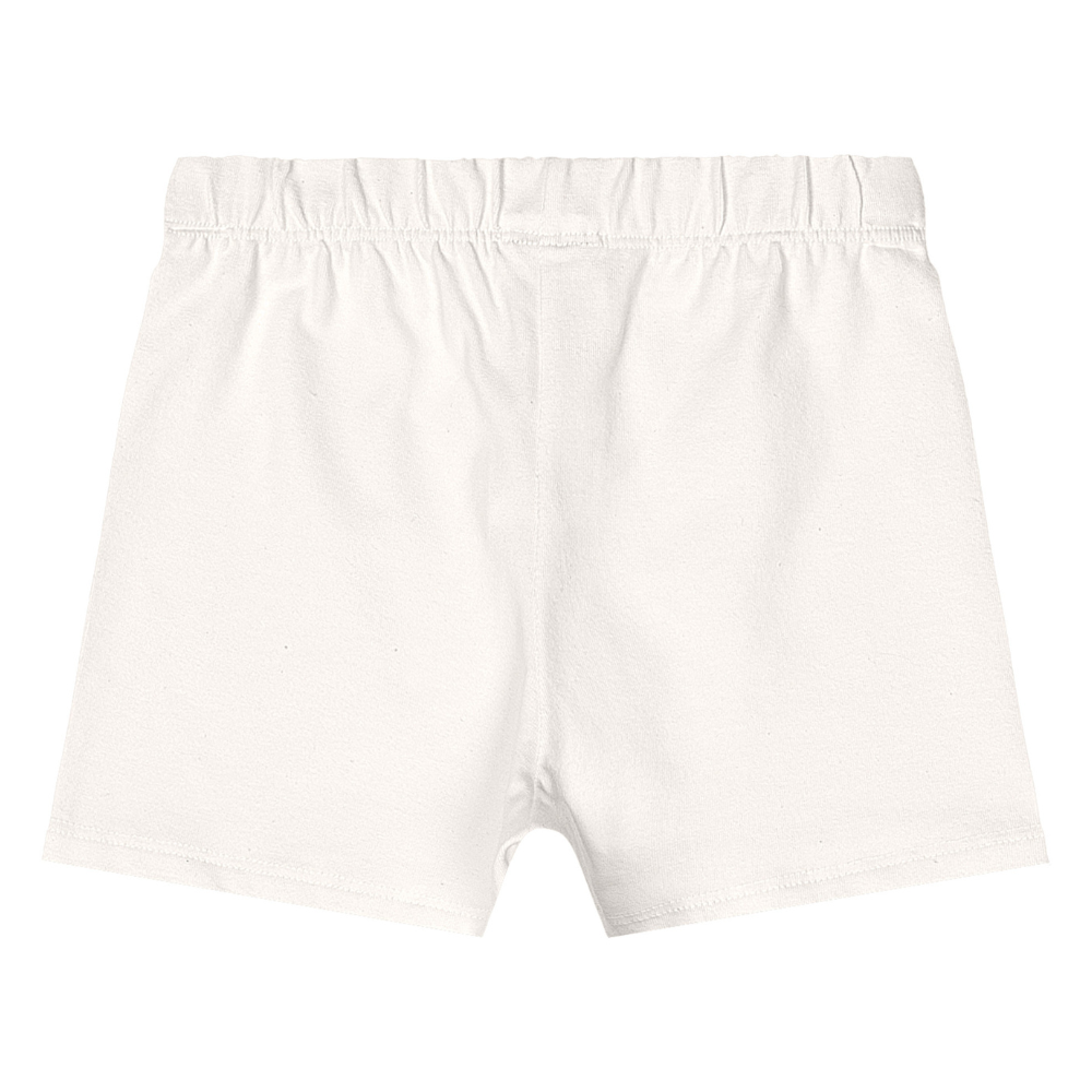 SHORT EM COTTON ROSA/PRETO/NATURAL