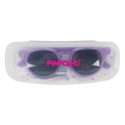 OCULOS DE SOL INFANTIL FLEXIVEL TAM UNICO UNISSEX PIMPOLHO LILAS