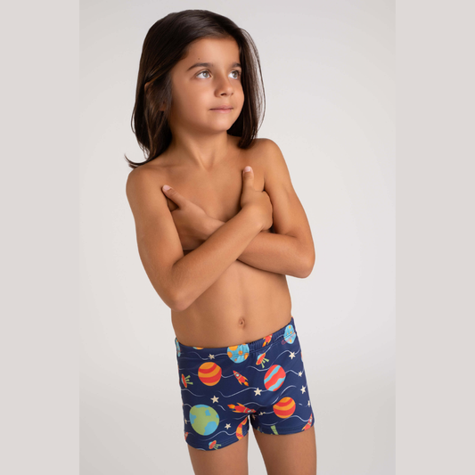 SUNGA BOXER ESPACO DEDEKA (4 ao 8)