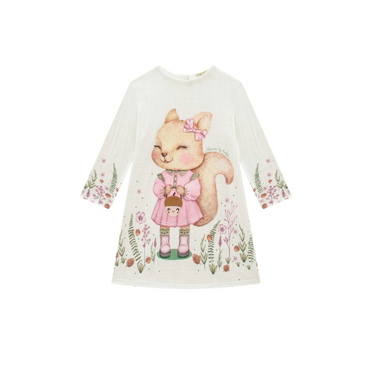 VESTIDO EM MALHA COMFY BEGE CLARO