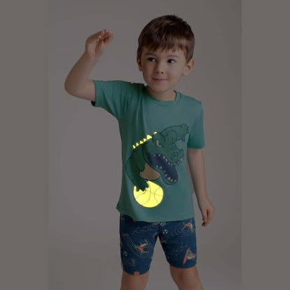 PIJAMA MODAL JACARE ATLETA (4 AO 8)