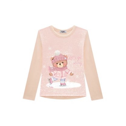 BLUSA EM COTTON ROSA CLARO URSA